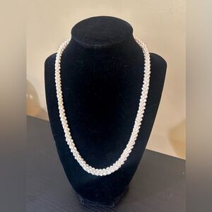 Vintage Fresh Water Pearl Cluster Necklace Elegant Classic